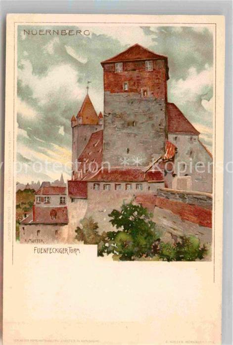 Mutter K. Nürnberg Fünfeckiger Turm