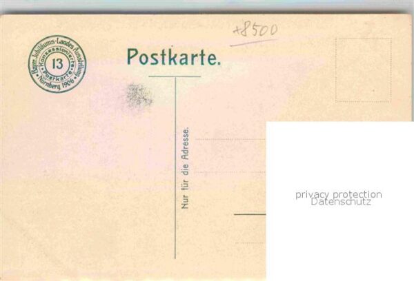 Ausstellung Bayr Landes Nuernberg 1906 Allgäuer Haus – Bild 2