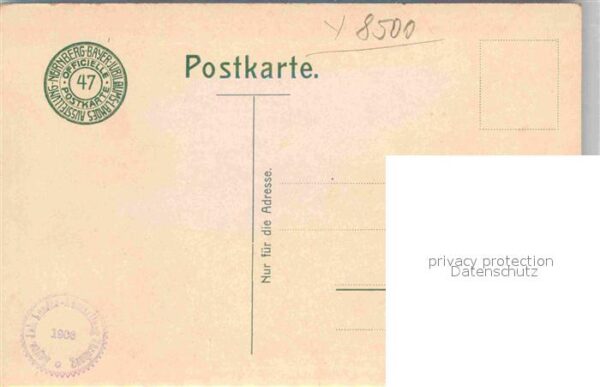 Ausstellung Bayr Landes Nuernberg 1906 Spessart-Haus – Bild 2