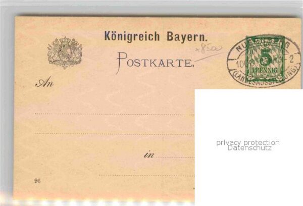 Ausstellung Bayr Landes Nuernberg 1896 – Bild 2