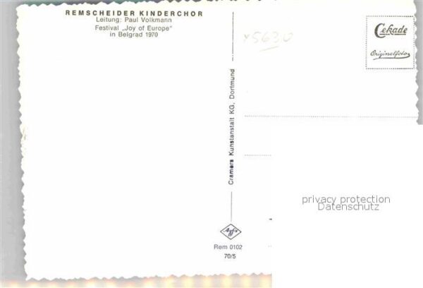 Belgrad Serbien Remscheider Kinderchor Festival Joy of – Bild 2