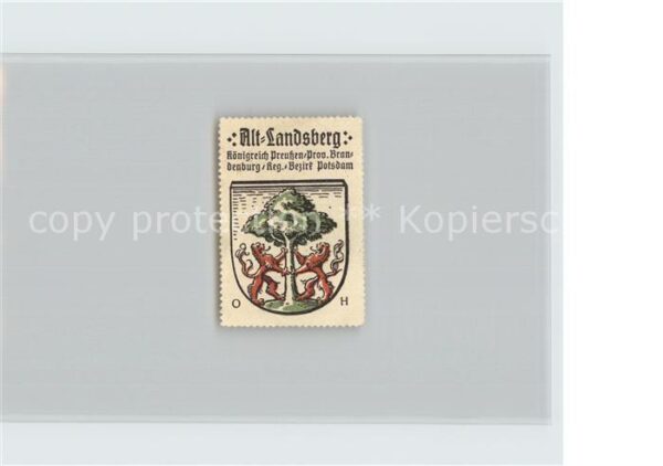 Landsberg Ostbrandenburg Königreich Preußen