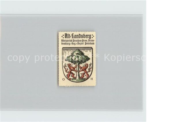 Landsberg Ostbrandenburg Königreich Preussen Bezirk Potsdam