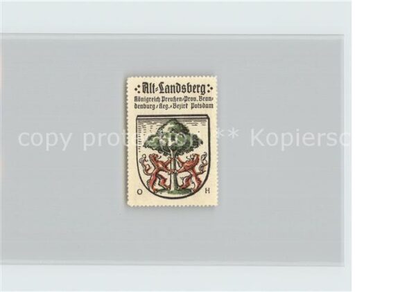 Landsberg Ostbrandenburg Königreich Preussen Bezirk Potsdam