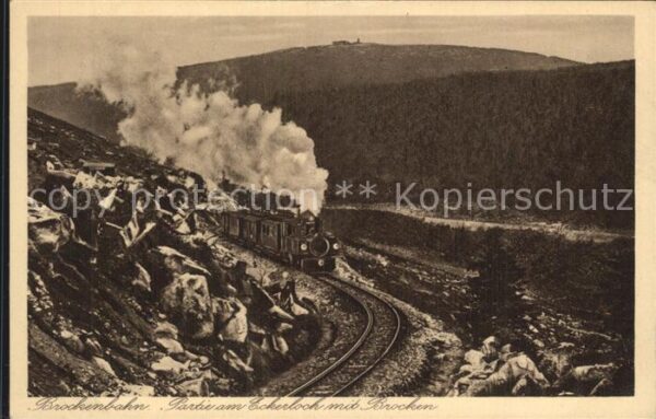 Brockenbahn Partie Eckerloch Brocken