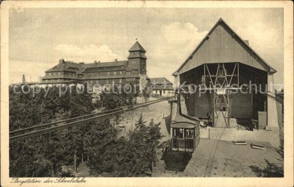 Seilbahn Bergstation Oberwiesenthal Erzgebirge