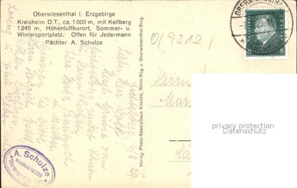 Seilbahn Fichtelberg Oberwiesenthal Böhmisch Wie – Bild 2