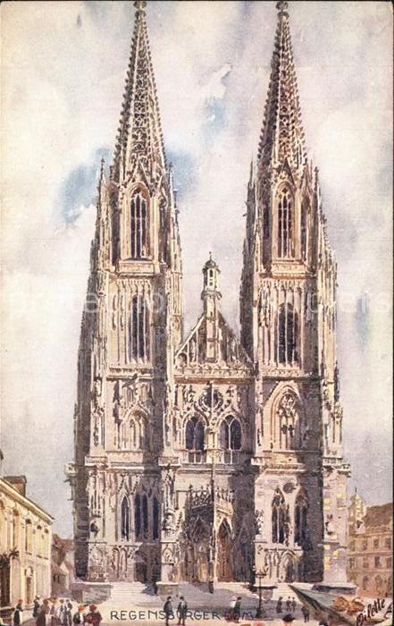 Verlag Tucks Oilette Nr. 711 Regensburg Dom
