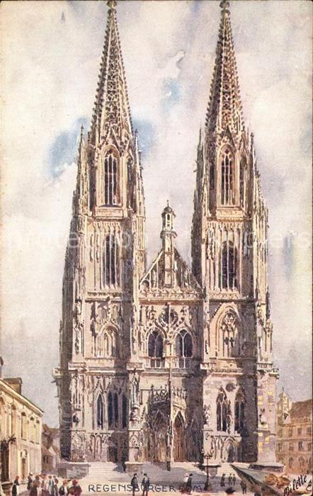 Verlag Tucks Oilette Nr. 711 Regensburg Dom