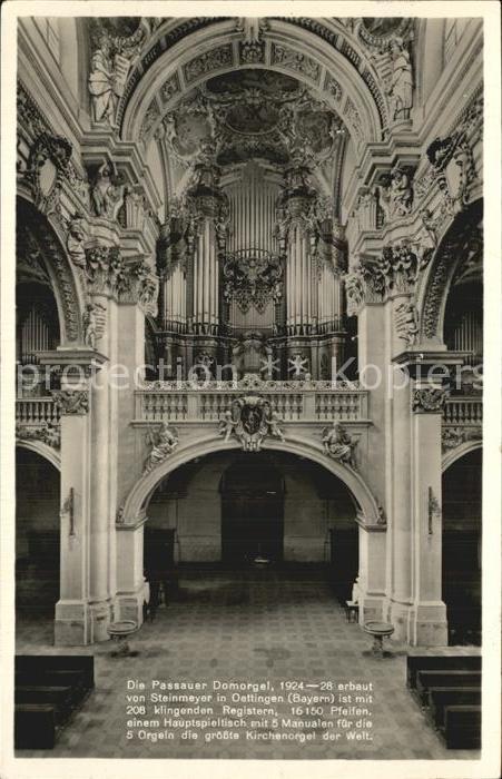Kirchenorgel Passau Domorgel