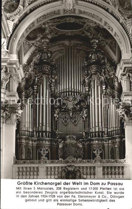 Kirchenorgel Dom Passau