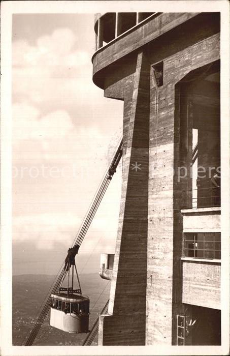 Seilbahn Le Saleve Gare d_arrivee Lac Leman