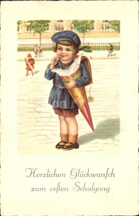 Schule School Ecole Escuela Scuola-- Einschulung Schultüte Kind