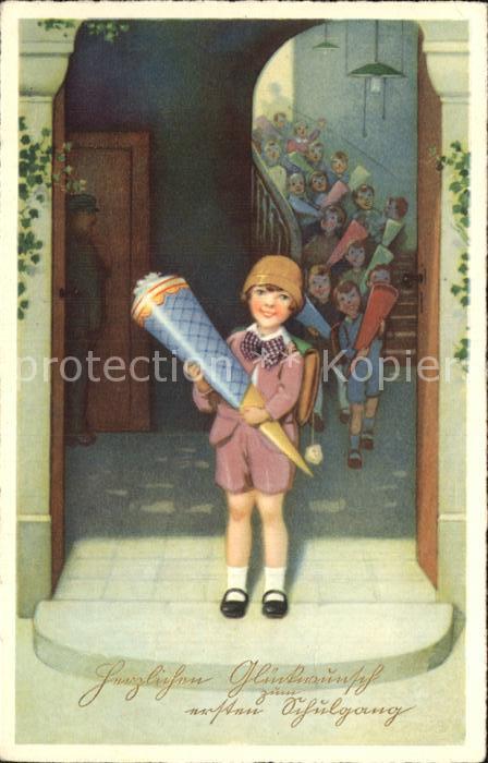 Schule School Ecole Escuela Scuola-- Einschulung Schultüte Kind