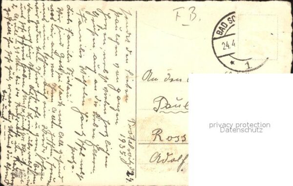 Schule School Ecole Escuela Scuola-- Einschulung Schultüte Kind Hase Litho – Bild 2