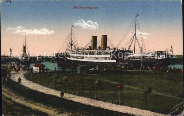 Dampfer Oceanliner Bremerhaven