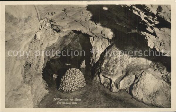Hoehlen Caves Grottes Höllgrotten Baar Nymphenquelle