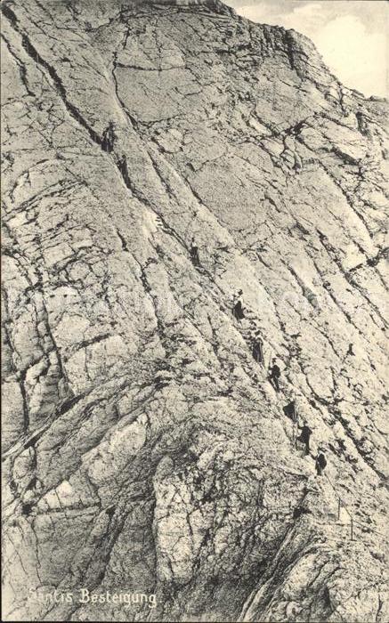 Bergsteigen Klettern Säntis Besteigung