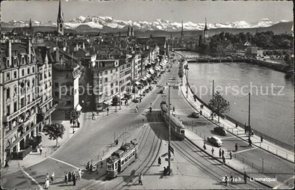 Strassenbahn Zürich Limmatquai