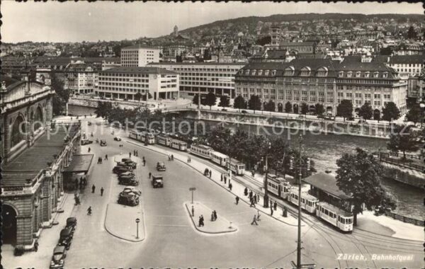 Strassenbahn Zürich Bhanhofquai