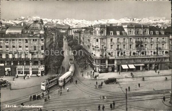 Strassenbahn Zürich Bahnhofstrasse