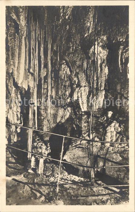 Hoehlen Caves Grottes Höllgrotten Baar Wurzelgrotte