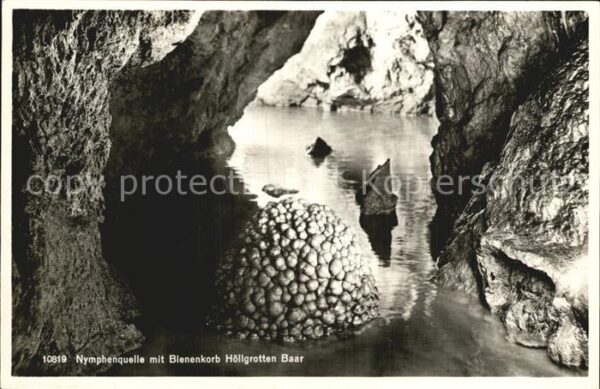 Hoehlen Caves Grottes Nymphenquelle Bienenkorb Höllgrotten Ba
