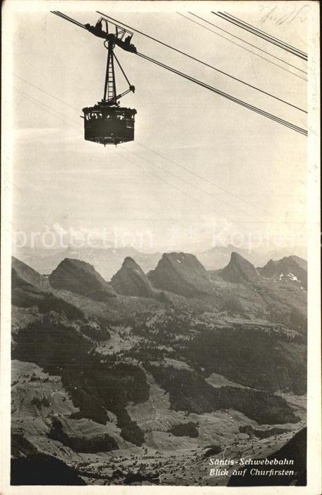 Seilbahn Säntis Churfirsten