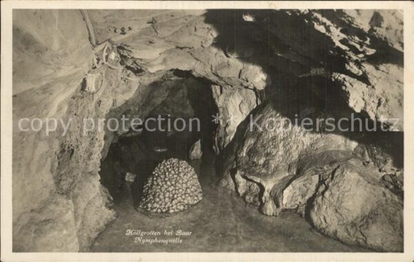 Hoehlen Caves Grottes Höllgrotten Baar Nymphengrotte