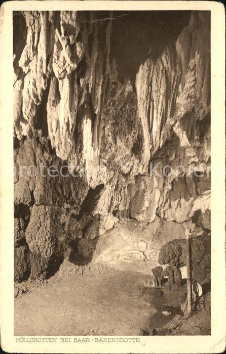 Hoehlen Caves Grottes Höllgrotten Baar Bärengrotte