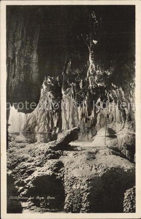 Hoehlen Caves Grottes Höllgrotten Baar Dom