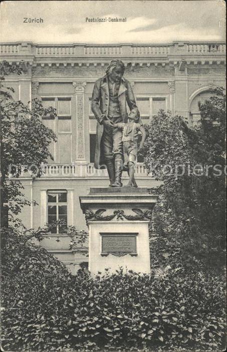 Pestalozzi Heinrich Denkmal Zürich