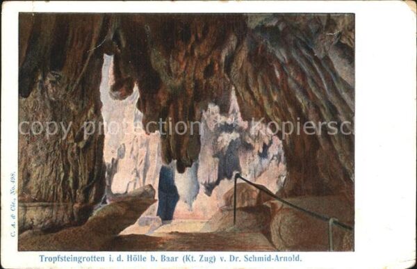 Hoehlen Caves Grottes Tropfsteingrotten Baar Dr. Schmid-Arnol