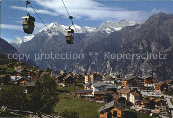 Seilbahn Grächen-Hannigalp Weisshorn Bishorn Bar