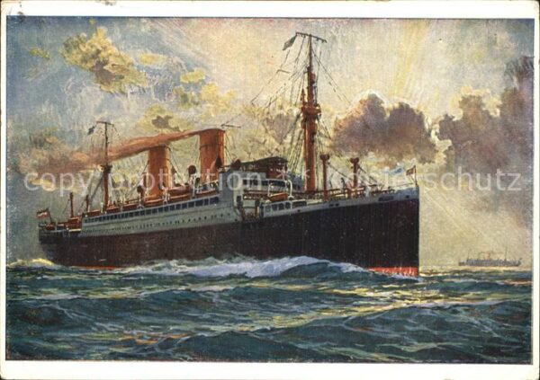 Dampfer Oceanliner Doppelschraubendampfer Stuttgart
