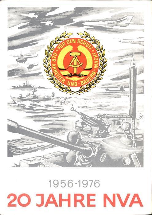 Politik 20 Jahre Nationale Volksarmee