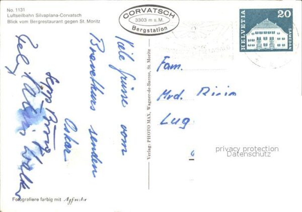 Seilbahn Silvaplana-Corvatsch St. Moritz – Bild 2