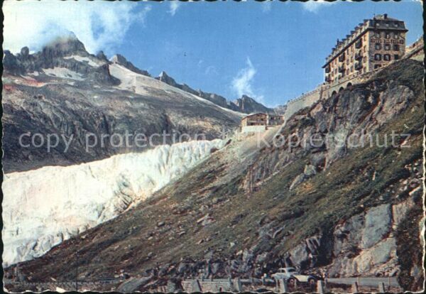 Gletscher Rhonegletscher Hotel Belvedere Gerstenh