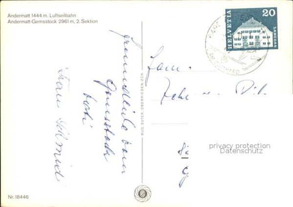 Seilbahn Andermatt-Gemsstock 2. Sektion – Bild 2
