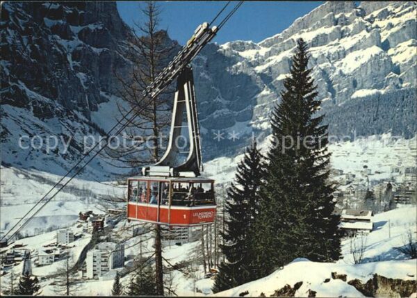 Seilbahn Torrent Leukerbad Gemmiwand