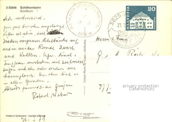 Seilbahn Schilthorn – Bild 2