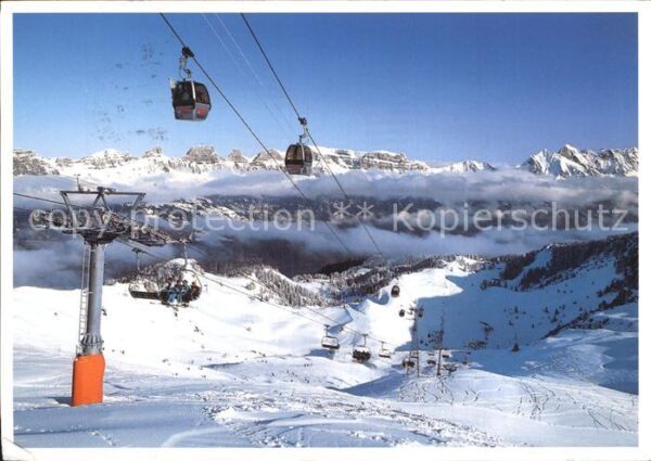 Seilbahn Maschgenkamm Chrifirsten Flumserberg