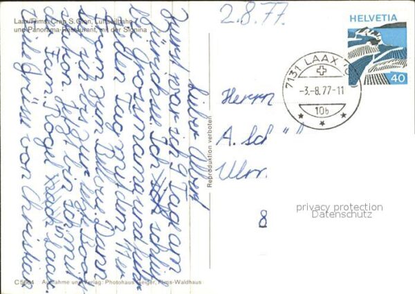 Seilbahn Laax Flims Crap S. Gion Signina – Bild 2