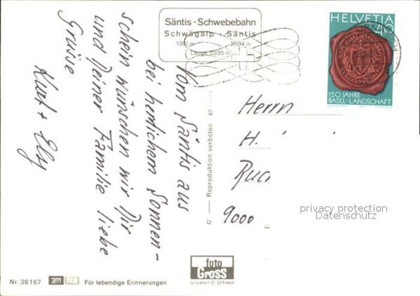 Seilbahn Sänts Schwägalp – Bild 2