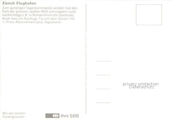 Swissair Zürich Flughafen – Bild 2