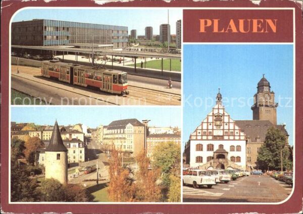 Strassenbahn Plauen Oberer Bahnhof Otto-Grotewohl-Pl