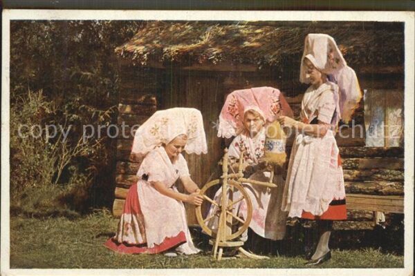 Trachten Spreewald Spinnrad