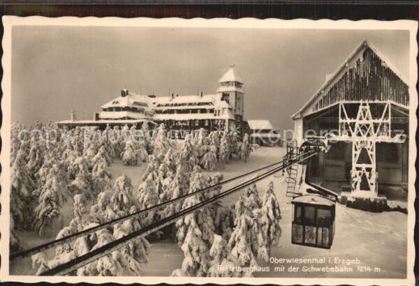 Seilbahn Oberwiesenthal Erzgebirge Fichtelbergha