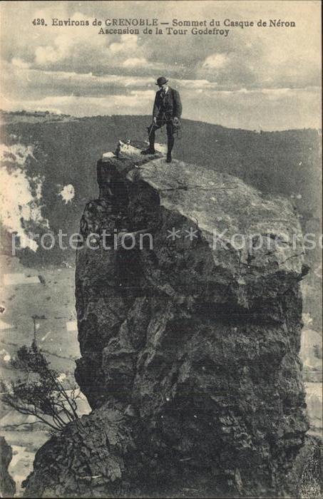 Klettern Bergsteigen Grenoble Sommet Casque de Neron Ascensi