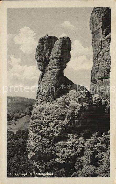 Klettern Bergsteigen Türkenkopf Basteigebiet